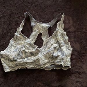 NWOT Felina gray lace bra medium